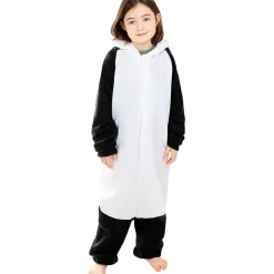 Online Disfraz de oso panda onesie para niños 10-12 años Halloween|Disfraces