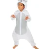 Disfraz de oso polar onesie para niños 5-6 años*Funidelia New