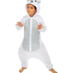 Best Disfraz de oso polar onesie para niños 10-12 años Halloween|Disfraces