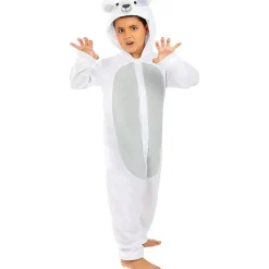 Best Disfraz de oso polar onesie para niños 10-12 años Halloween|Disfraces