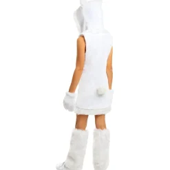 Disfraz de oso polar para niña 3-4 años*Funidelia Online