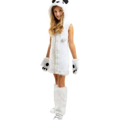 Clearance Disfraz de oso polar para niña 5-6 años Halloween|Disfraces