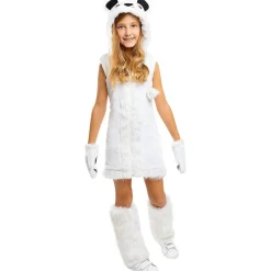 Clearance Disfraz de oso polar para niña 5-6 años Halloween|Disfraces