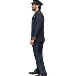 Hot Disfraz de piloto de aviones para hombre XXL Disfraces|Halloween