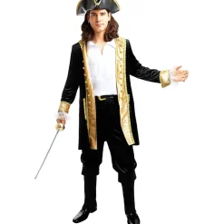 Clearance Disfraz de pirata deluxe para hombre - Colección colonial XL Disfraces|Halloween