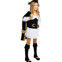 Best Disfraz de pirata deluxe para niña- Colección colonial 5-6 años Disfraces|Halloween