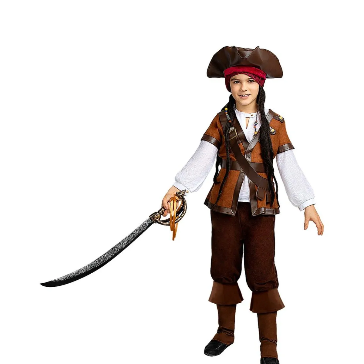 New Disfraz de pirata para niño - Colección Caribe 10-12 años Halloween|Disfraces