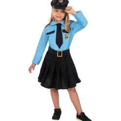 Disfraz de policía azul niña 3-4 años*Funidelia New