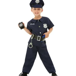 Hot Disfraz de policía para niños 7-9 años Halloween|Disfraces