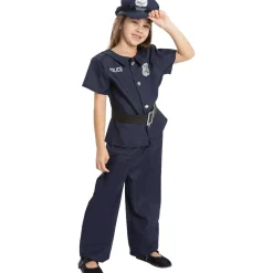 Hot Disfraz de policía para niños 7-9 años Halloween|Disfraces