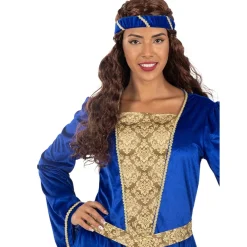 Disfraz de princesa medieval azul para mujer XL*Funidelia Discount