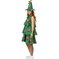 Disfraz de árbol de Navidad mujer talla única*Funidelia Outlet