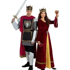 Disfraz de rey Arturo Deluxe para hombre XL Disfraces|Halloween