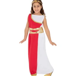 Outlet Disfraz de romana para niña 10-12 años Halloween|Disfraces