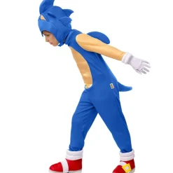 Hot Disfraz de Sonic Deluxe para niños 5-6 años Halloween|Disfraces