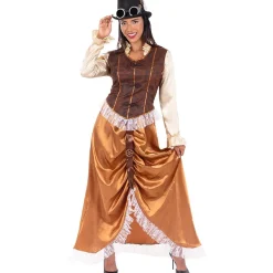 Best Disfraz de Steampunk largo para mujer XXL Disfraces|Halloween