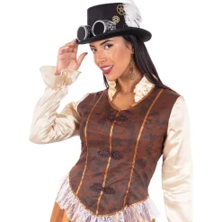 Best Disfraz de Steampunk largo para mujer XXL Disfraces|Halloween