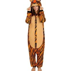 Clearance Disfraz de tigre onesie para adulto L-XL Halloween|Disfraces