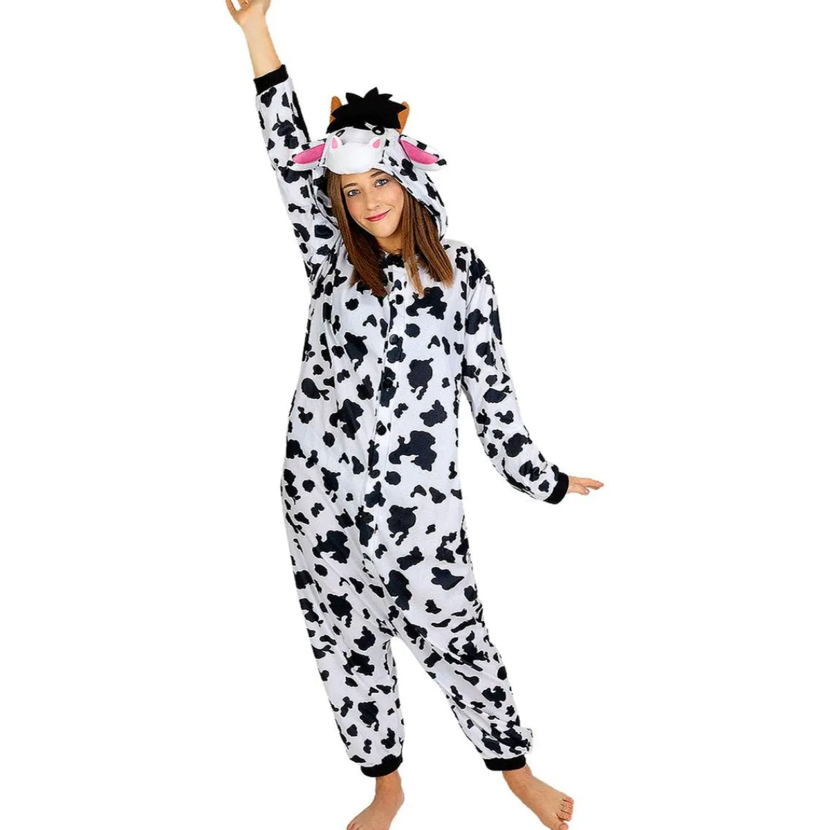 Sale Disfraz de vaca onesie para adulto S-M Disfraces|Halloween