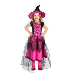 Disfraz infantil - Bruja chic rosa 5-7 años Disfraces|Halloween