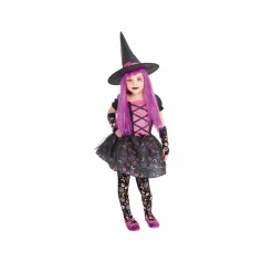Hot Disfraz infantil - Bruja moonlight rosa 3-4 años Disfraces|Halloween