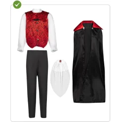 Online Disfraz infantil de Conde Drácula (7-9 años) Disfraces|Halloween