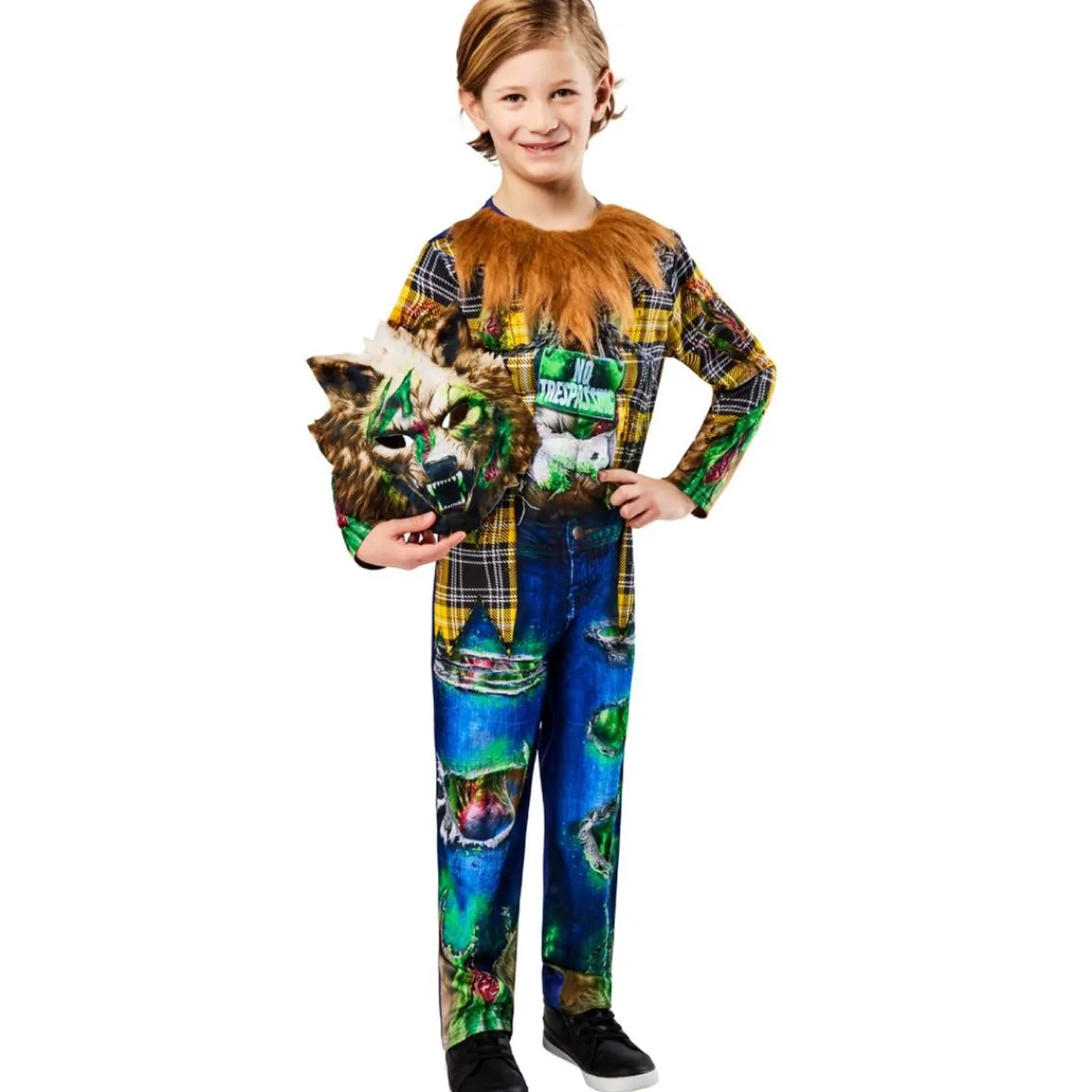 Clearance Disfraz infantil Hombre Lobo Talla M (9-10 años) Disfraces|Halloween