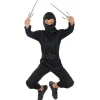 Best Disfraz Ninja negro para niño 7-9 años Halloween|Disfraces