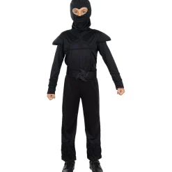 Best Disfraz Ninja negro para niño 7-9 años Halloween|Disfraces