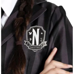 Disfraz uniforme Miércoles con peluca talla M ㅤ*RAVENSBURGER IBÉRICA Hot