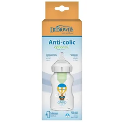 - Biberón Anticólico Options+ Boca Ancha 330 ml - Conejo*DR. BROWN'S Outlet