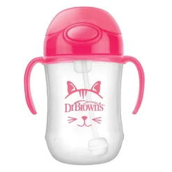 Dr. Brown´s - Mi primer vaso con pajita 270 ml Rosa Preparación Comida Y Accesorios·Tazas Y Vasos