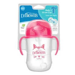 Dr. Brown´s - Mi primer vaso con pajita 270 ml Rosa Preparación Comida Y Accesorios·Tazas Y Vasos