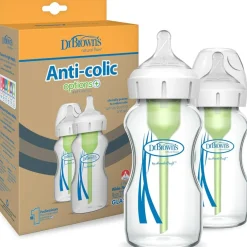 - Pack 2 Biberones Options boca ancha Cristal 270ml*DR. BROWN'S Online