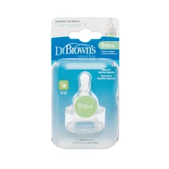 New Dr. Brown's - Pack 2 Tetinas Options Estándar Corte Y Biberones Y Chupetes·Tetinas