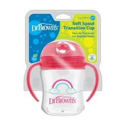 Hot Dr. Brown´s - Vaso Transición boquilla suave 180 ml Rosa Preparación Comida Y Accesorios·Tazas Y Vasos