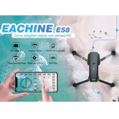 Dron con cámara 720p EKLACK58*KLACK EUROPE Online