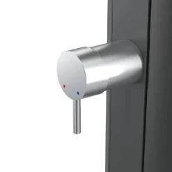 Ducha solar aluminio acabado negro 30L*GRE Online