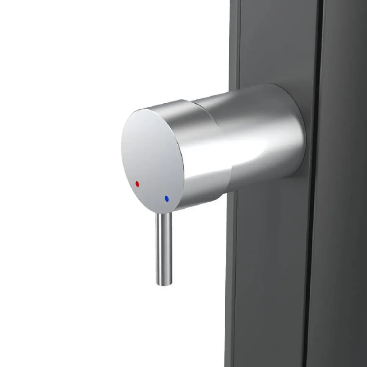 Ducha solar aluminio acabado negro 30L*GRE Online