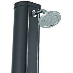 Best Ducha solar aluminio acabado negro con lavapiés 32L Piscinas|Juguetes De Verano