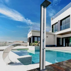 Discount Ducha solar aluminio con sprayer 38L Accesorios|Piscinas