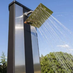 Ducha solar aluminio 38L*GRE