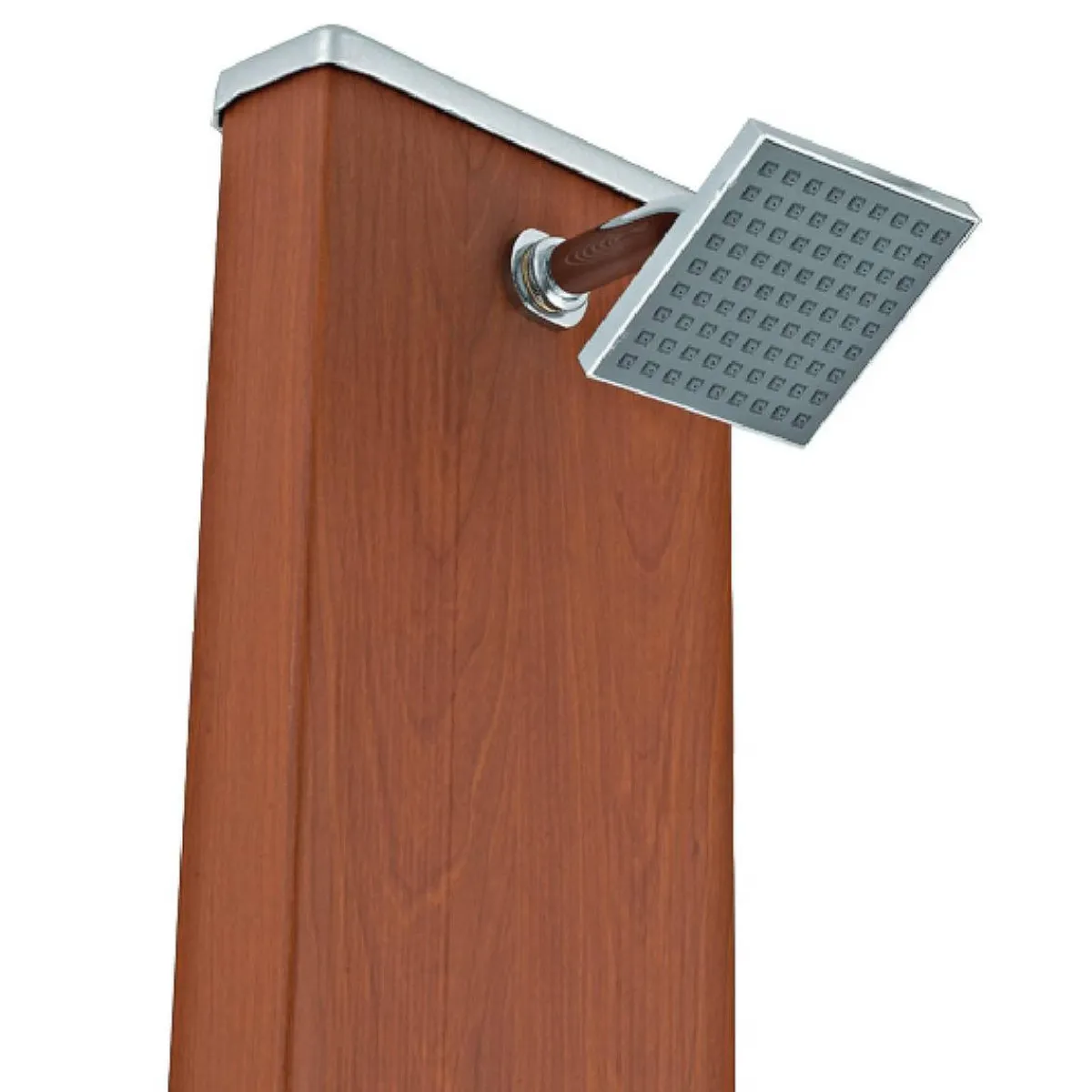 Hot Ducha solar cuadrada efecto madera 32L Piscinas|Juguetes De Verano