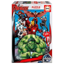 Online Educa - Avengers - Puzzle 200 Piezas Juegos Y Puzzles