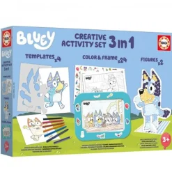 Online - Bluey - Set creativo 3 en 1 de actividades Arte Y Manualidades