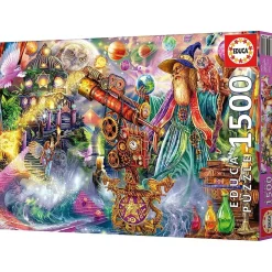 - Puzzle Hechizo de Mago 1500 piezas con cola fix ㅤ*EDUCA BORRAS Hot