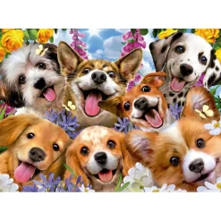 Online - Puzzle Paisaje Perros 1000 Piezas ㅤ Juegos Y Puzzles