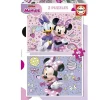 - Set de 2 Puzzles Minnie: 48 piezas cada uno, 28x20 cm montados ㅤ*EDUCA BORRAS Discount