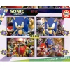 educa borrás - Multi 4 Puzzles Sonic Prime 50+80+100+150 ㅤ*EDUCA BORRAS New