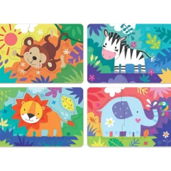 Educa Borrás - Animales de la selva - My first 4 puzzles*EDUCA BORRAS Best